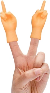 Mittelfinger Kleine Hände Mini Fingerpuppen Linke Und Rechte Hand Tiktok Spiel S - Bild 1 von 12