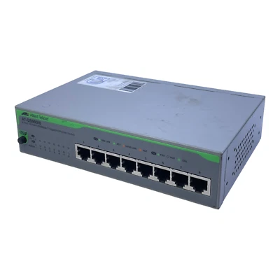 Allied Telesis At-gs900/8 Ethernet Switch 100-240V AC 50/60Hz 0,2A - Image 1 of 4