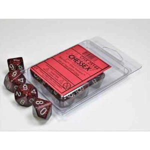 * Chessex Dice D10 Speckled Silver Volcano 10ct CHX25144 - Picture 1 of 1