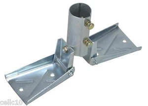 Soporte de techo de alta resistencia para mástiles de hasta 1-1/2" OD - EZ 19 mástil de antena montaje en pico - Imagen 1 de 3