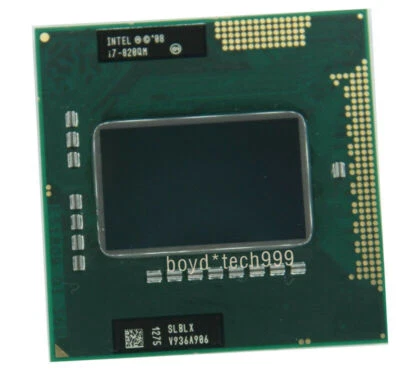 Intel Core i7-820QM 1.73 GHz CPU 4 cores SLBLX Socket G1 1733 MHz Processor - Image 1 of 4