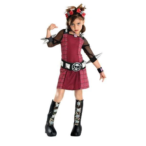 Drama Queens Riot Grrl Disfraz Niño Niñas Med 8-10 Punk Halloween Vestido Picos Foto 1 de 1