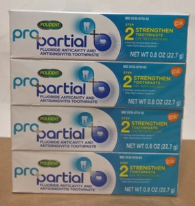 (12 Stück) Polident Pro Teilzahnpasta 0,8 Unzen Fluorid Schritt 2 Stärkung - Bild 1 von 4