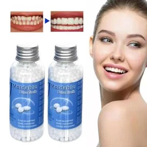 Moldable False Teeth Temporary Tooth Repair Denture Filling Solid,Glue` Z8Z6 - Picture 1 of 11