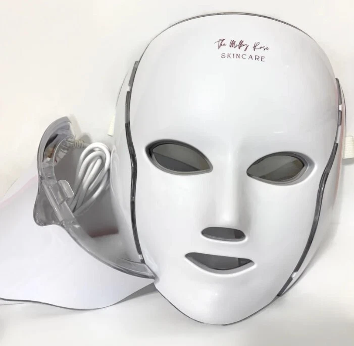 The Milky Rose Skin Care Mask 7 cores LED luz terapia rosto e pescoço - Imagem 1 de 4