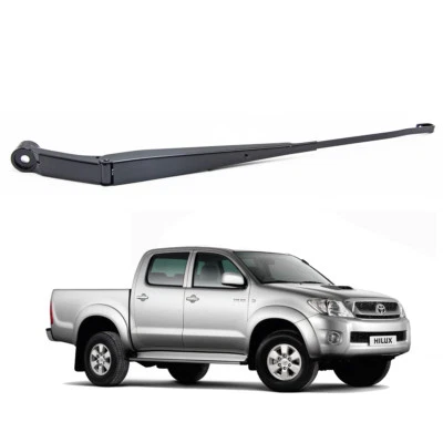 LH Windshield Wiper Arm Black Metal Fits Toyota Hilux Vigo Sr5 Pickup 05 - 2013 - Imagem 1 de 4