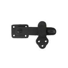 Rustic Cast Iron Shed Gate Lock Hasp Vintage Latch Antique Barn Door Hardware