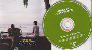 KINGS OF CONVENIENCE Declaration Of Dependence (CD 2009) Folk Rock Made Canada