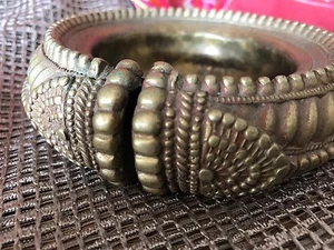 Old North Indian Silver Plated Bracelet Change Bowl …beautiful accent piece - Picture 1 of 6
