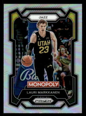 Lauri Markkanen 2023-24 Panini Prizm Monopoly #85 Silver - Image 1 of 2