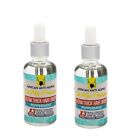 2x African Anti Aging Ultra Thick Hair Drops Peppermint Triple Strength 50ml