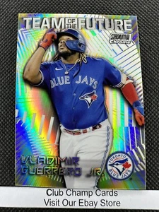 2022 #TOF-3 Vladimir Guerrero Topps Stadium Club Chrome Team of Future Refractor - Picture 1 of 2