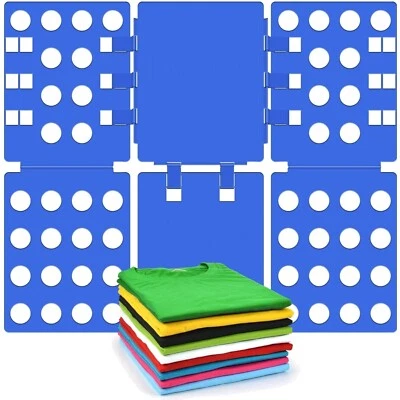Langlebiges Faltbrett für Hemden & T-Shirts - Tragbar & Platzsparend, Blau - Bild 1 von 2