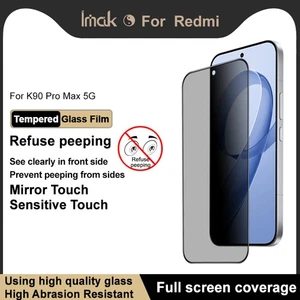 For XiaoMi Redmi K90 Pro Max, imak Privacy Tempered Glass Full Screen Protector - Picture 1 of 8