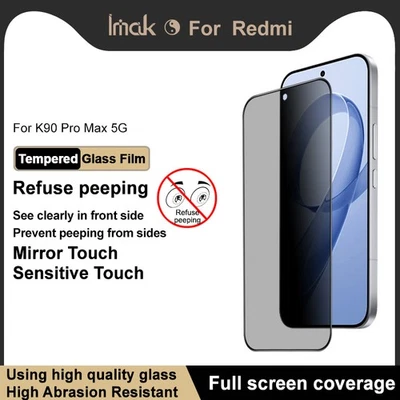 For XiaoMi Redmi K90 Pro Max, imak Privacy Tempered Glass Full Screen Protector - Image 1 of 4