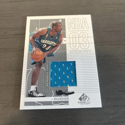 2002-03 SP Game Used Edition - Jamal Mashburn #8 (MEM) Hornets - Image 1 of 2