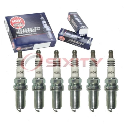 6 pc NGK Iridium IX Spark Plugs for 2015-2016 Volvo V60 3.0L L6 Ignition qs - Image 1 of 4