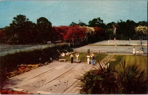 IL CHIOSTRO ISOLA DEL MARE GA SHUFFLEBOARD TENNIS Cartolina Georgia JA4 - Foto 1 di 2