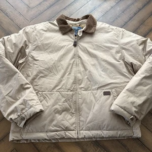Vintage Polo Ralph Lauren Coat Mens XL 80% Down 20% Waterfowl Feathers Beige - Picture 1 of 12