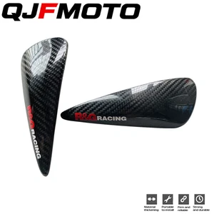 For Honda CBR650R/CB650R 2019-2024 Carbon Fiber Fuel Tank Protective Cover - Picture 1 of 6