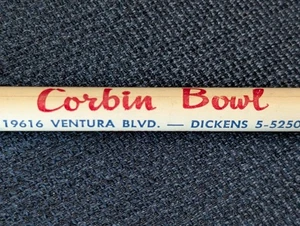 Vintage Corbin Bowl Pencil Tarzana CA Ventura Blvd – 1950s SKöL Piano Bar - Picture 1 of 7