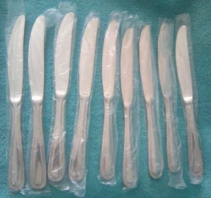 9 NEW Update REGENCY  Stainless Flatware  Dinner Knives - Picture 1 of 6