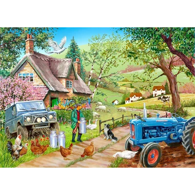 The House of Puzzles, Farm Fresh, 500 Piece Jigsaw Puzzle - Image 1 of 4