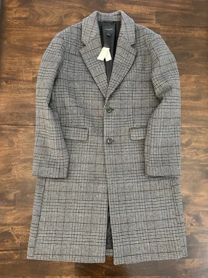 Abrigo/trinchera/abrigo de coche Banana Republic de 3/4 de largo para hombre talla grande lana/poliéster Foto 1 de 4