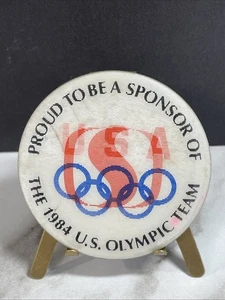 1984 Safeway LA Olympics Flicker Flasher Lenticular Pinback Button HS29C  - Picture 1 of 4
