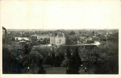 c1910 Town View fr Hill of Preston Ontario ON Canada RPPC Photo Postcard COPY - Image 1 of 2
