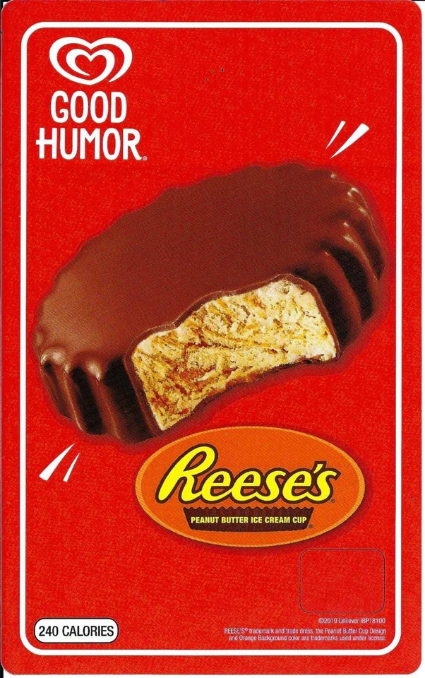 Pegatina de camión de helados Reeses Humor 8" x 5" ENVÍO GRATUITO Foto 1 de 1