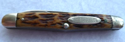 Vintage Cattaraugus Bone Handle Pocket Knife #22329 - Image 1 of 4