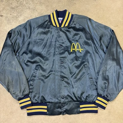 Vintage 80s McDonalds Satin Jacket Size Large - Image 1 of 4