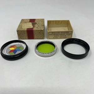 Rollei-Hellblau Franke Heidecke Filter Lens Vintage Camera In Case & Box - Picture 1 of 5