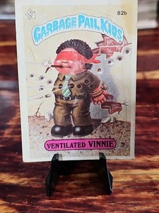 1985 GPK Garbage Pail Kids Series 2 Ventilated Vinnie 82b - Picture 1 of 10