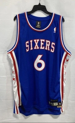 Camiseta deportiva para hombre Reebok azul Julius Erving Sixers talla 2XL Foto 1 de 4