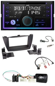 JVC Lenkrad USB 2DIN DAB Bluetooth CD Autoradio für Hyundai ix35 2010-2013 ohne - Bild 1 von 11