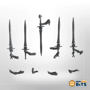 Vanari Bladelords Sunmetal Greatblade Bits - Warhammer AOS Lumineth Realm-lords - Picture 1 of 1