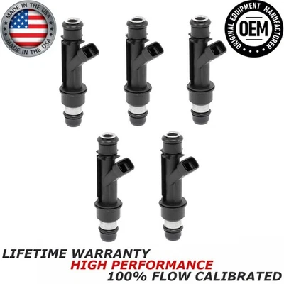 5x inyectores de combustible Delphi OEM para Chevrolet Colorado GMC Canyon 2004-07 3,5 L I5 Foto 1 de 4