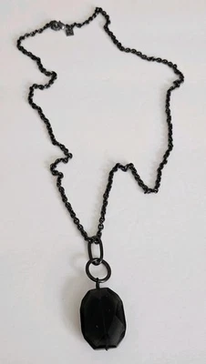 COLLAR Colgante Banana Republic Gunmetal Gris Ahumado Foto 1 de 4