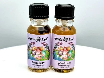 Aceites Sun’s Eye Prosperity & Good Luck - Especial Fin de Estante (Paquete de 2) Foto 1 de 2