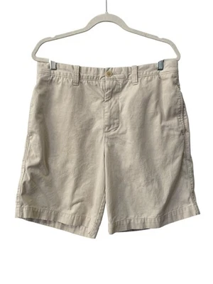 Joseph Abboud Chino Short Size 34 Flat Front Beige Cotton Golf Casual Athleisure - Image 1 of 4
