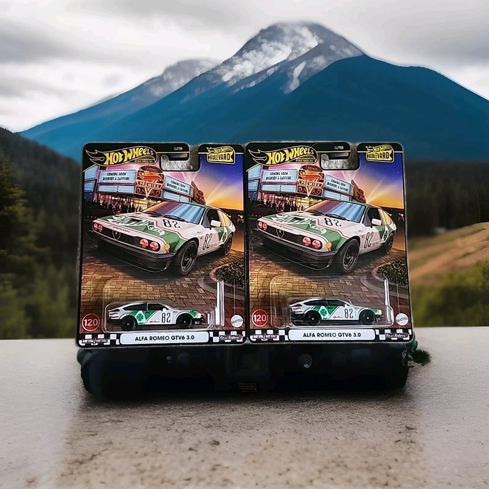 LOTE DE 2 HOT WHEELS PREMIUM BOULEVARD 120 ALFA ROMEO GTV6 3.0 Foto 1 de 1