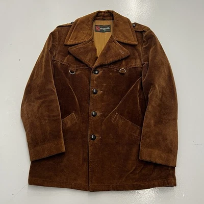 Abrigo Chaqueta De Colección McGregor Marrón Camel Pana Para Hombre Talla 40 Foto 1 de 4