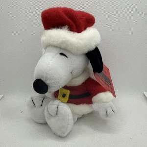 Neu Snoopy Weihnachten Santa Plüsch, Hallmark Peanuts Collection, 8 Zoll, mit Etikett - Bild 1 von 4