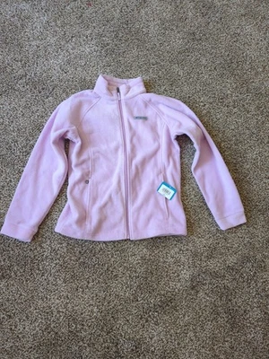 Columbia Girl's Sawyer Rapids Fleece, Color is Pink, Size Youth Small, 807 - Image 1 of 4