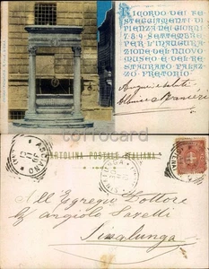 SIENA PROVINCIA-PIENZA-FESTEGGIAMENTI MUSEO E PALAZZO PRETORIO-D3-75 - Picture 1 of 1