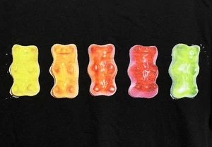 T-Shirt MED "Five Gummy Bears" T-Shirt - Picture 1 of 2