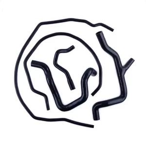 FORD FOCUS MK2 RS 2.5 ST225 BLACK COOLANT HOSE RADIATOR SILICONE KIT 2005-2011 - Picture 1 of 5