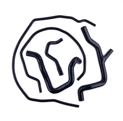 FORD FOCUS MK2 RS 2.5 ST225 BLACK COOLANT HOSE RADIATOR SILICONE KIT 2005-2011 - Image 1 of 4